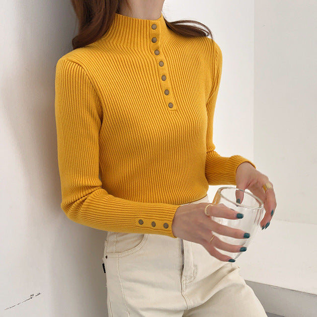 Womens Mock Neck Sweater