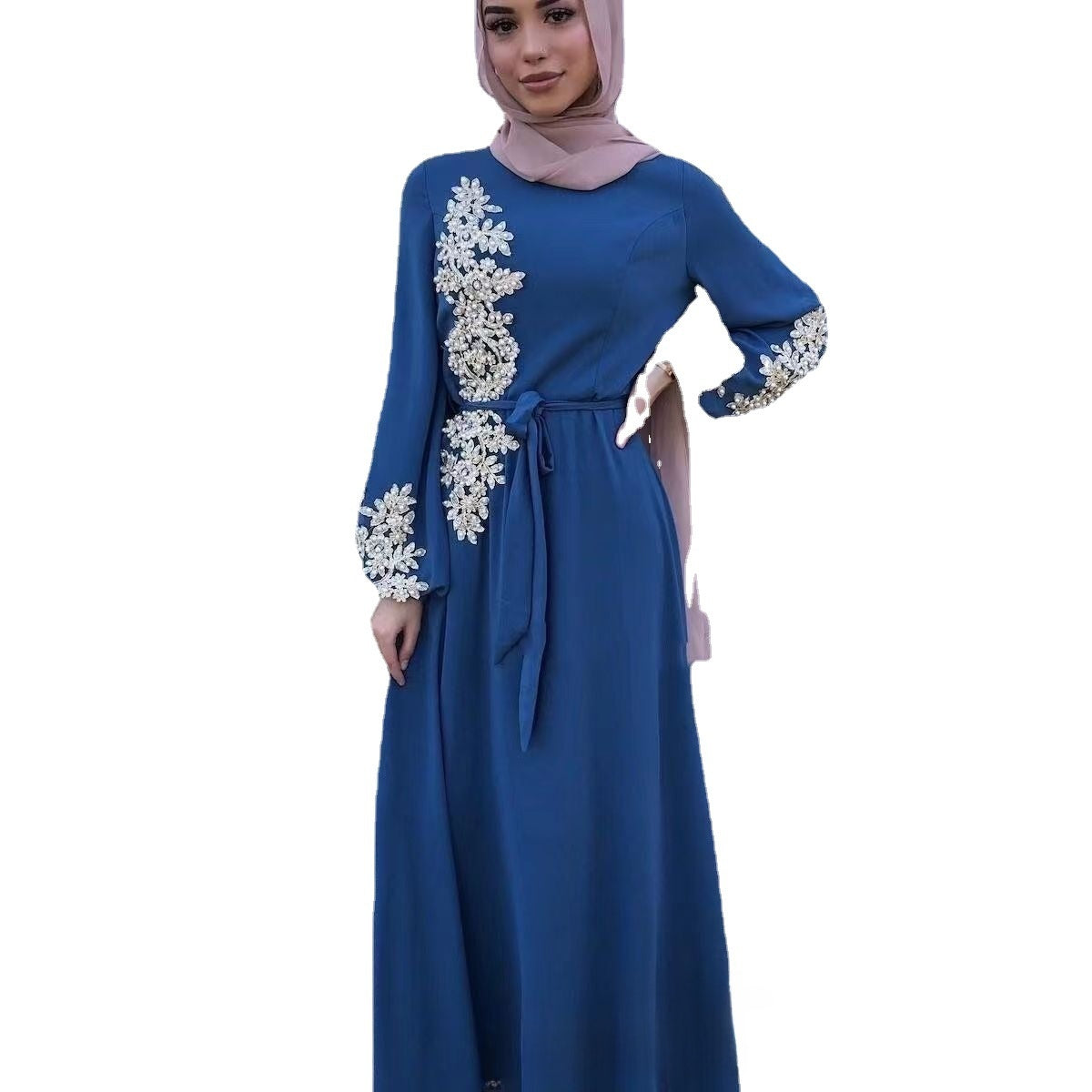 Long Sleeve Abaya Dress