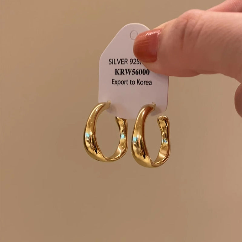 Geometric Hoop Earrings
