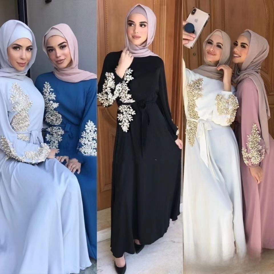 Long Sleeve Abaya Dress
