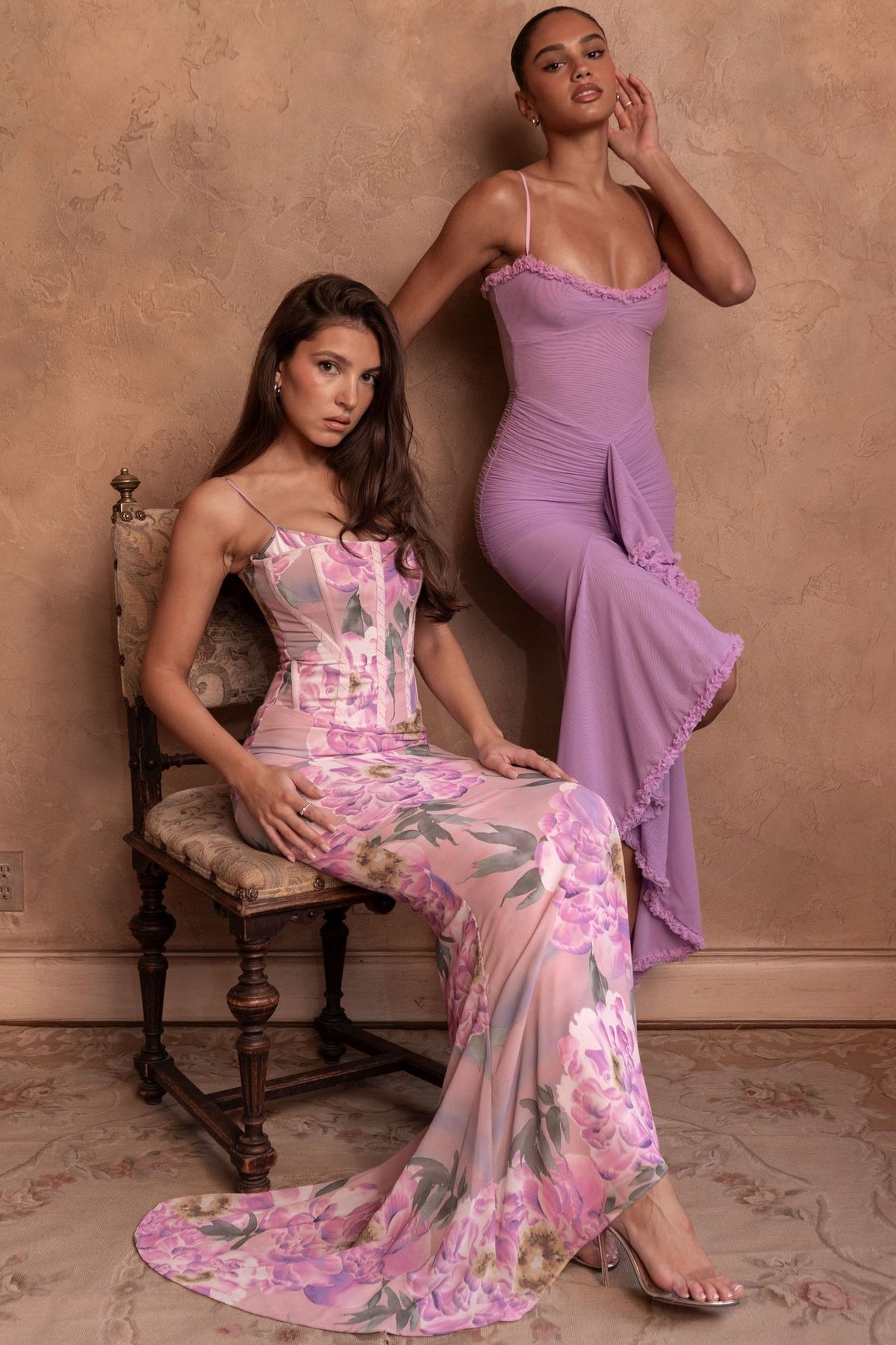 Sleeveless V-Neck Slip Dress