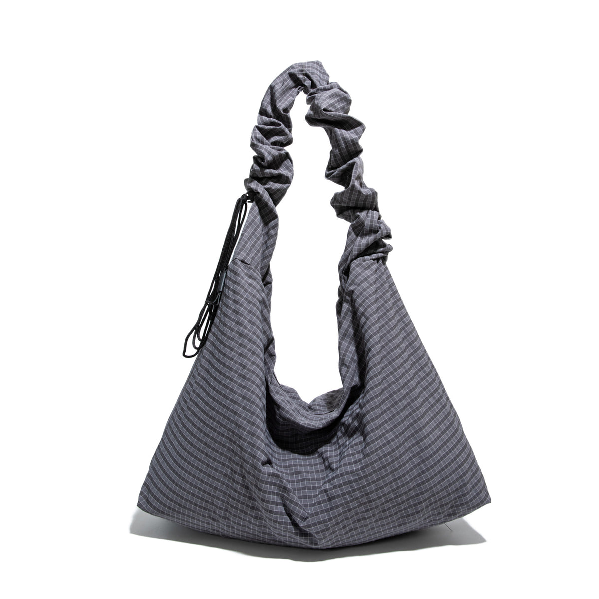 Plaid Puff Bag
