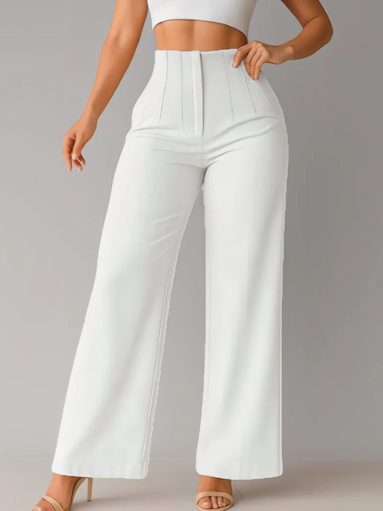 High Waist Wide Leg Pants