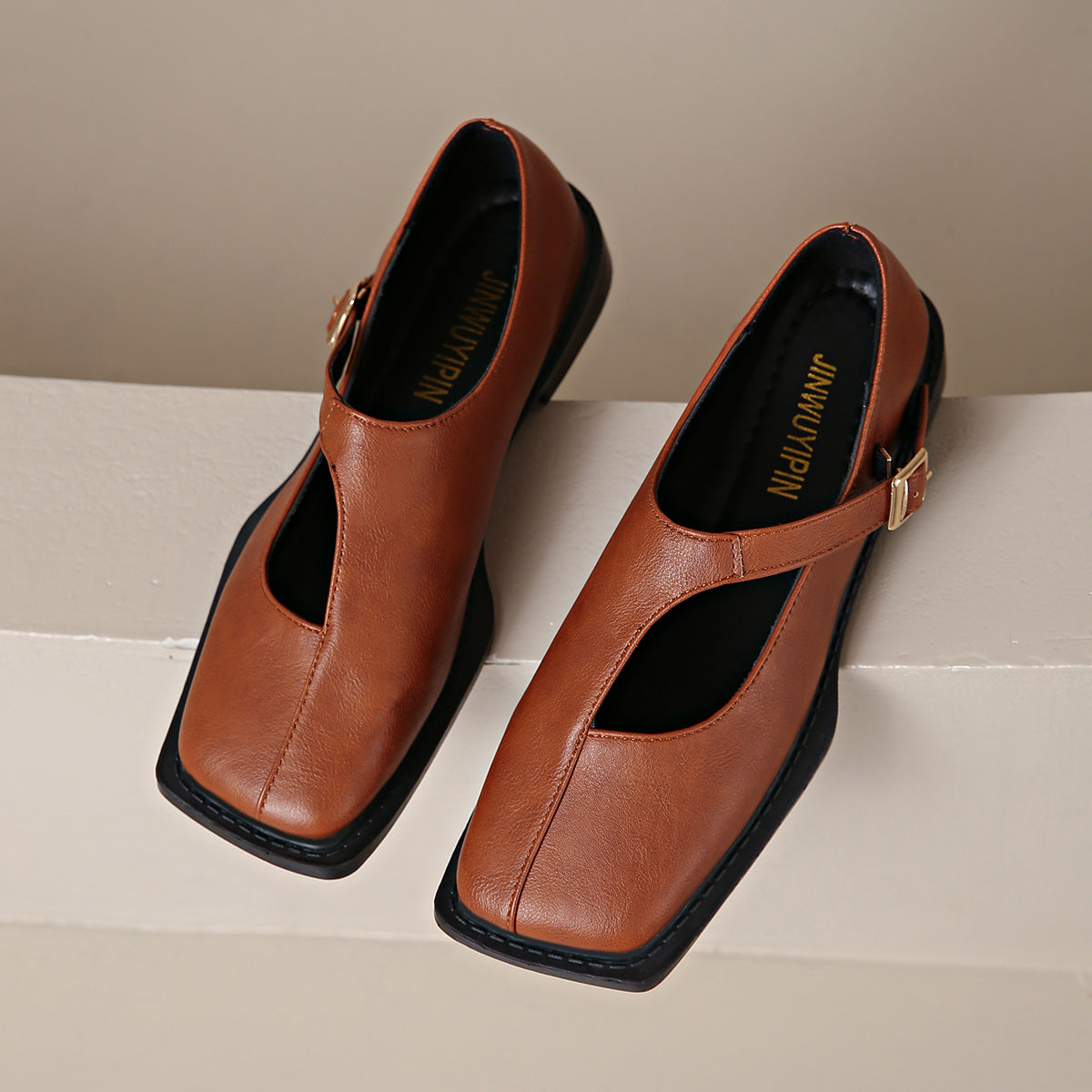 Square Heeled Fashion Shoes