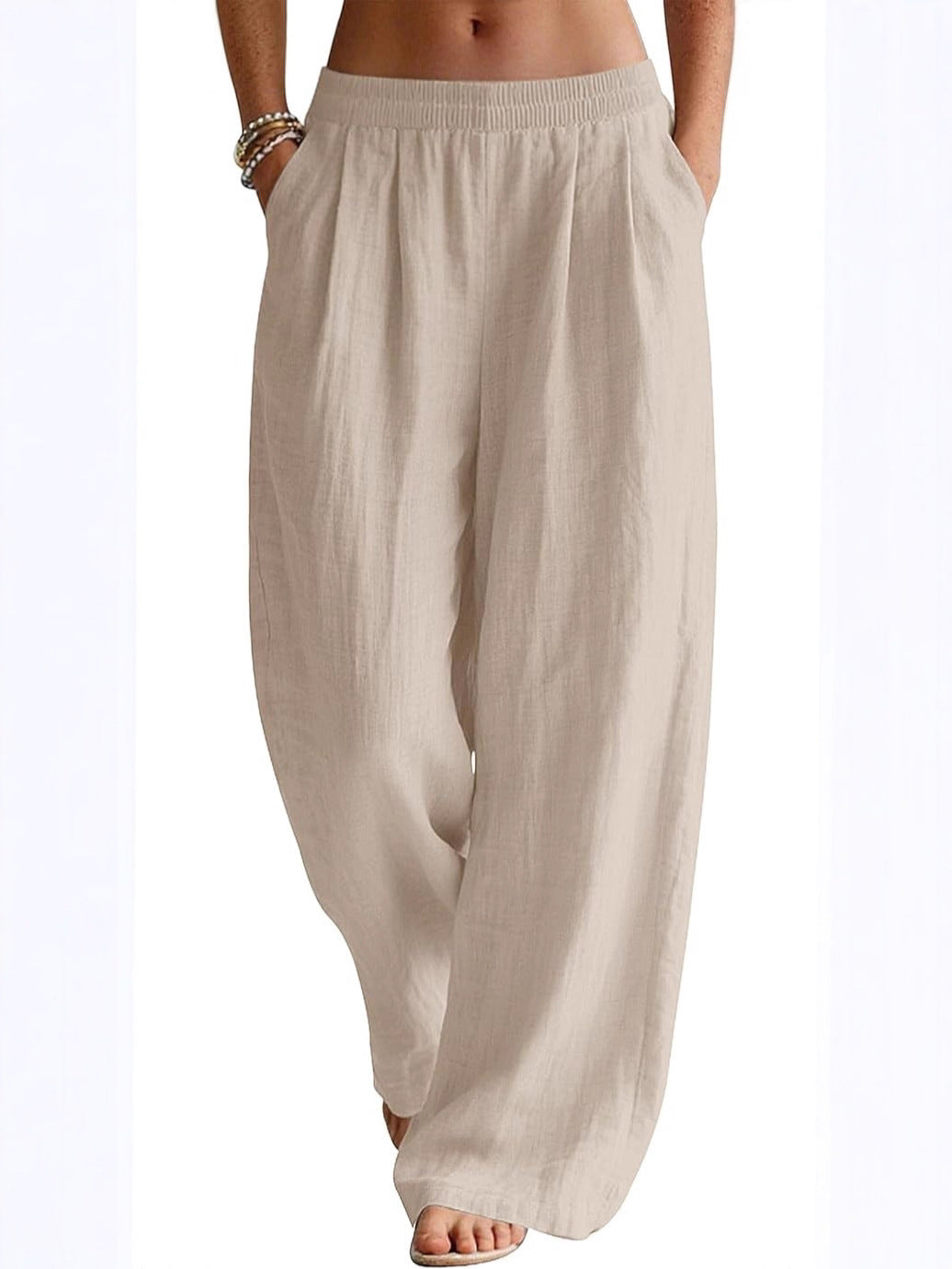 Womens Wide Leg Casual Pants