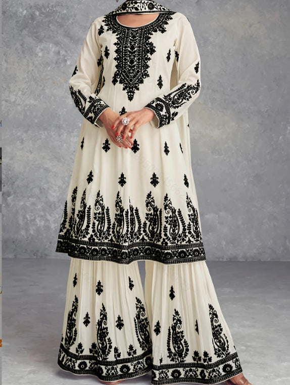 Printed Top and Pants Set