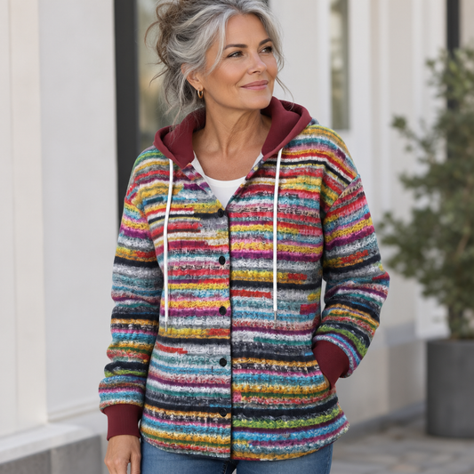 Casual Plaid Jacket for Women