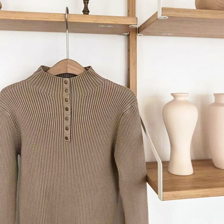 Womens Mock Neck Sweater