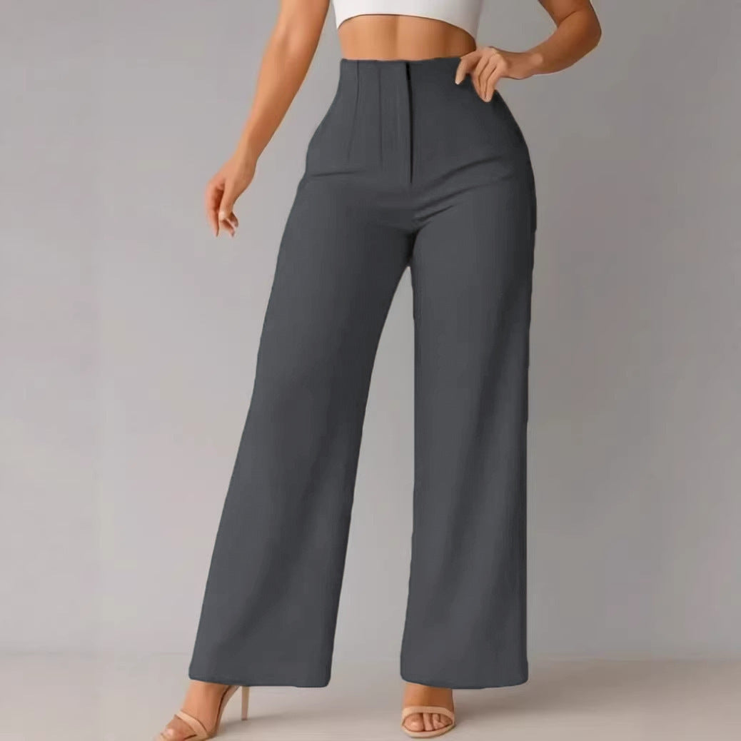 High Waist Wide Leg Pants
