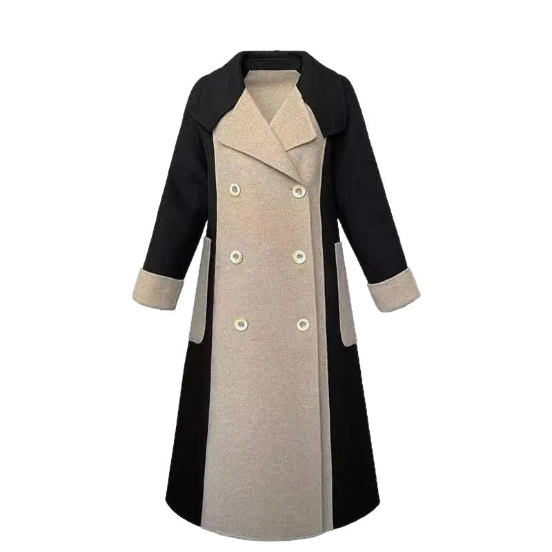 Women's Woolen Mid-Length Coat