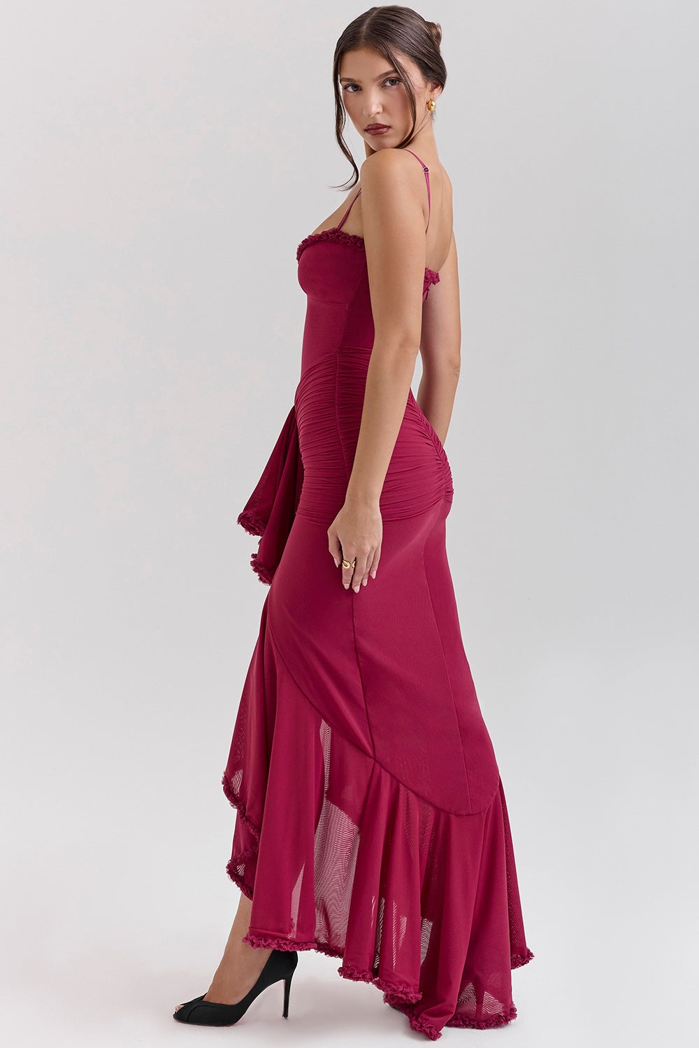 Sleeveless V-Neck Slip Dress