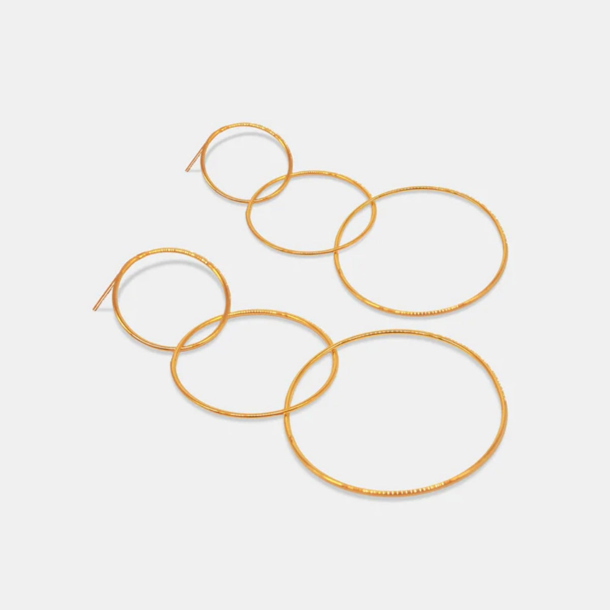 Women's simple geometric multi-purpose large and small ear cuffs
