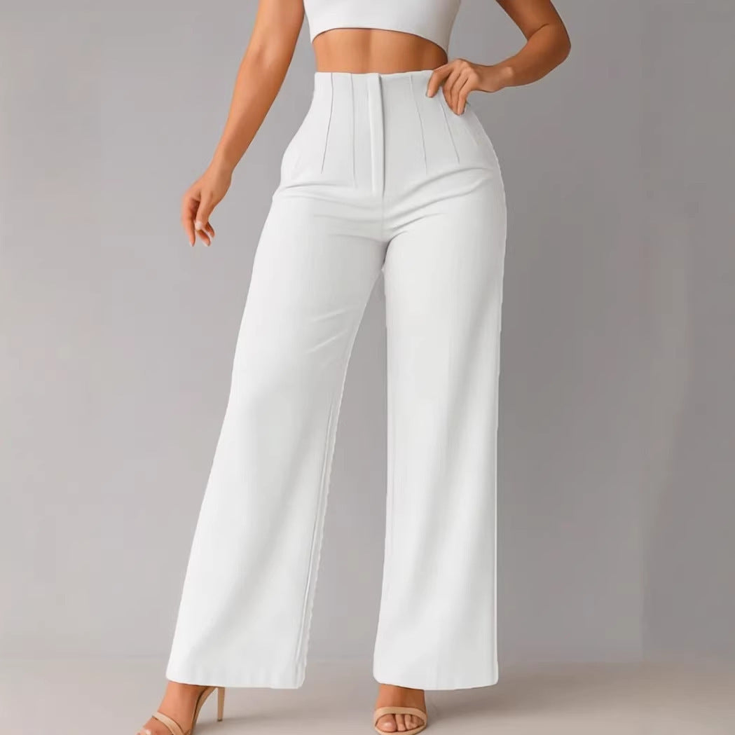 High Waist Wide Leg Pants
