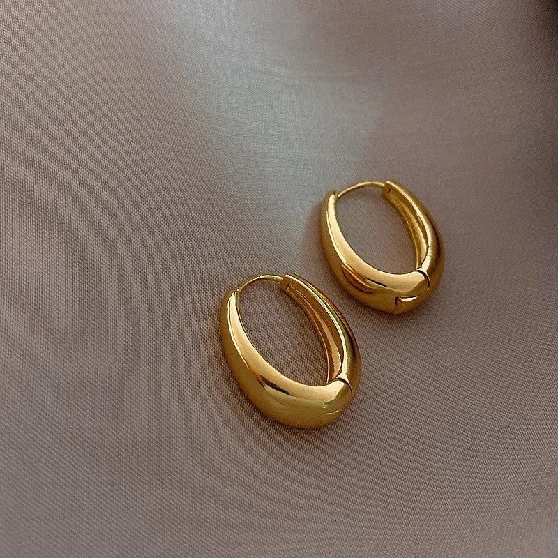 Geometric 925 Silver Earrings