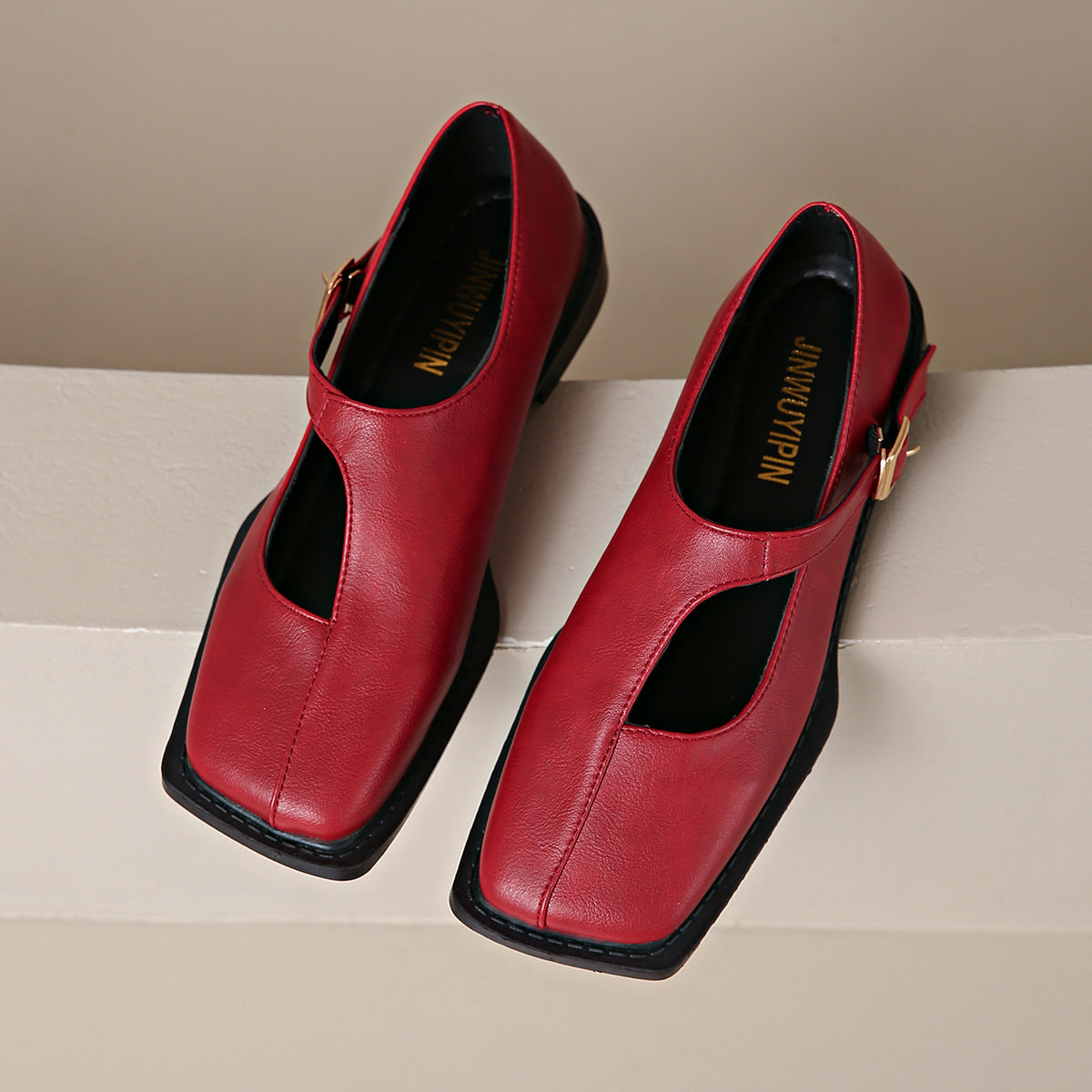 Square Heeled Fashion Shoes
