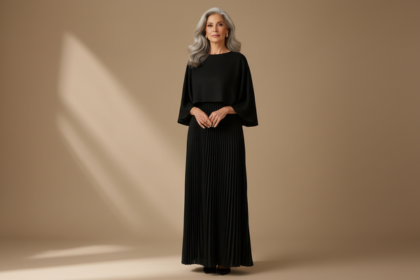 Elegant Pleated Dress