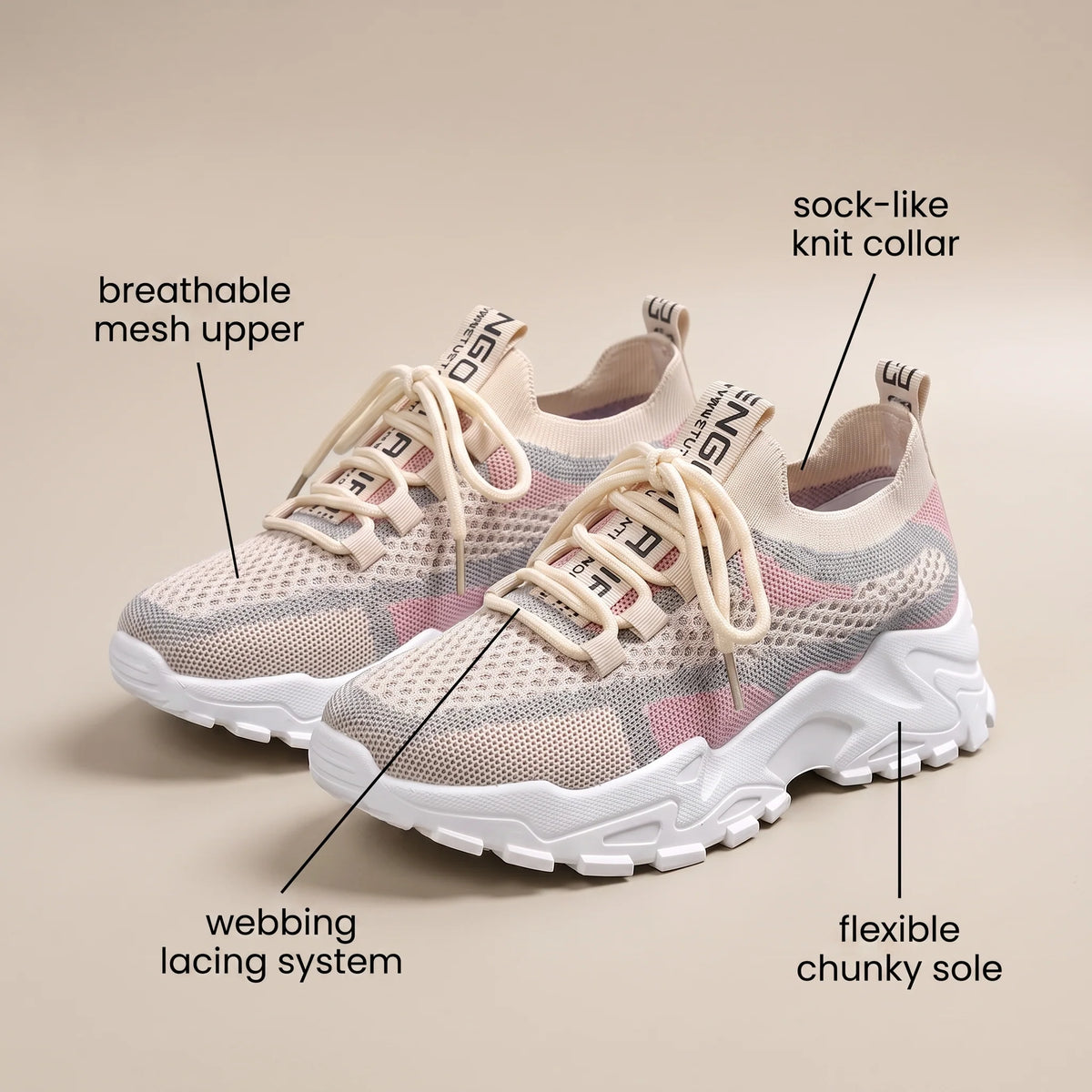 AIRFLOW WOMEN'S COMFORT SNEAKERS