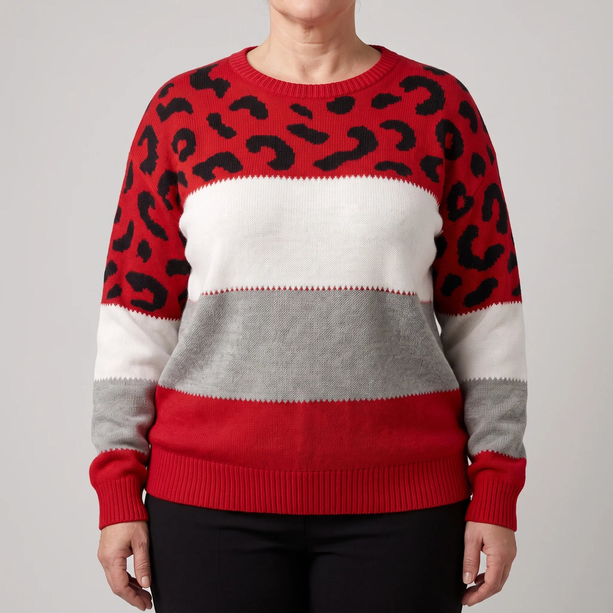 LEOPARD LUXE SWEATER