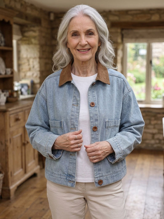 Retro Denim Jacket for Women