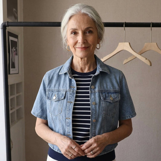 Versatile Women's Denim Jacket