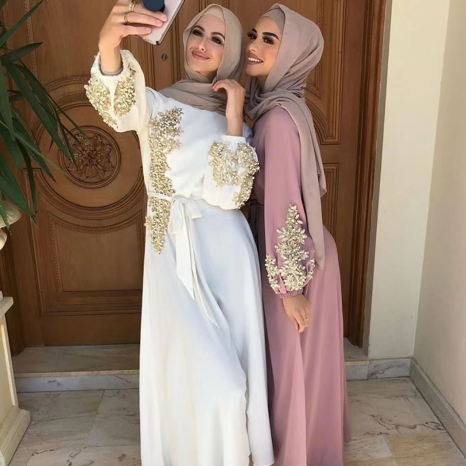 Long Sleeve Abaya Dress