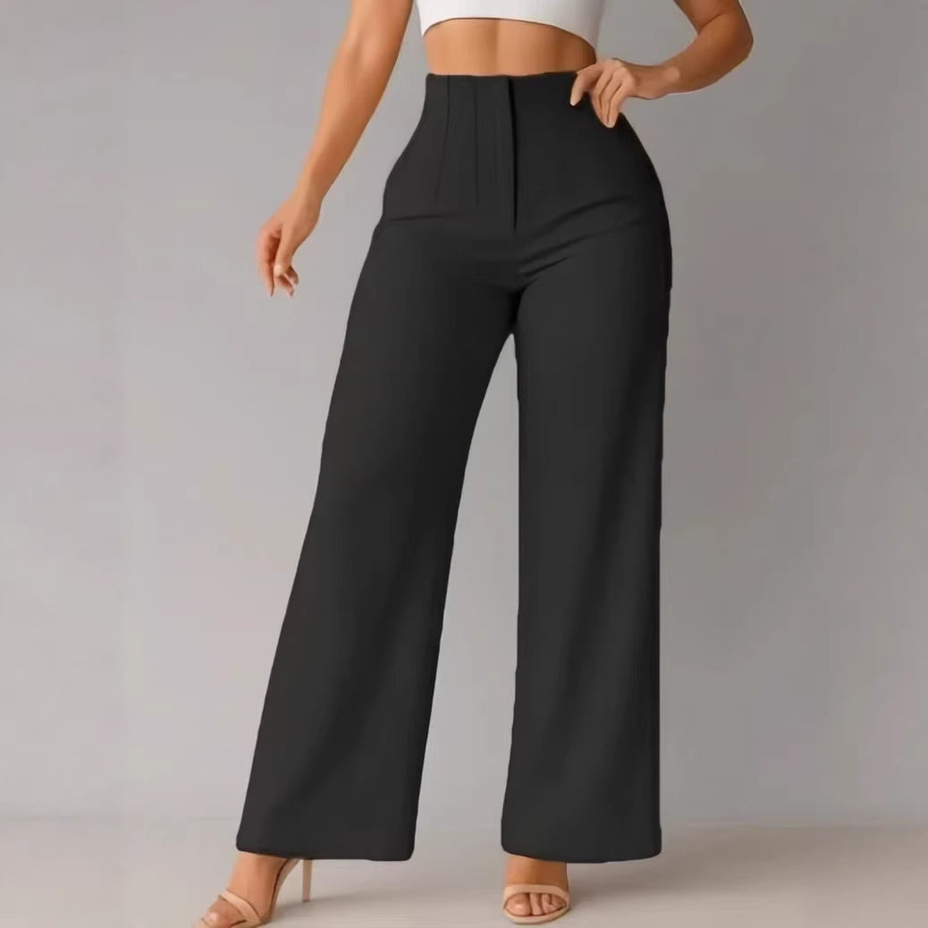 High Waist Wide Leg Pants