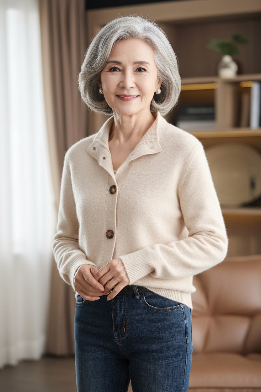 Knit Sweater New Autumn/Winter, Relaxed-Fit Outerwear