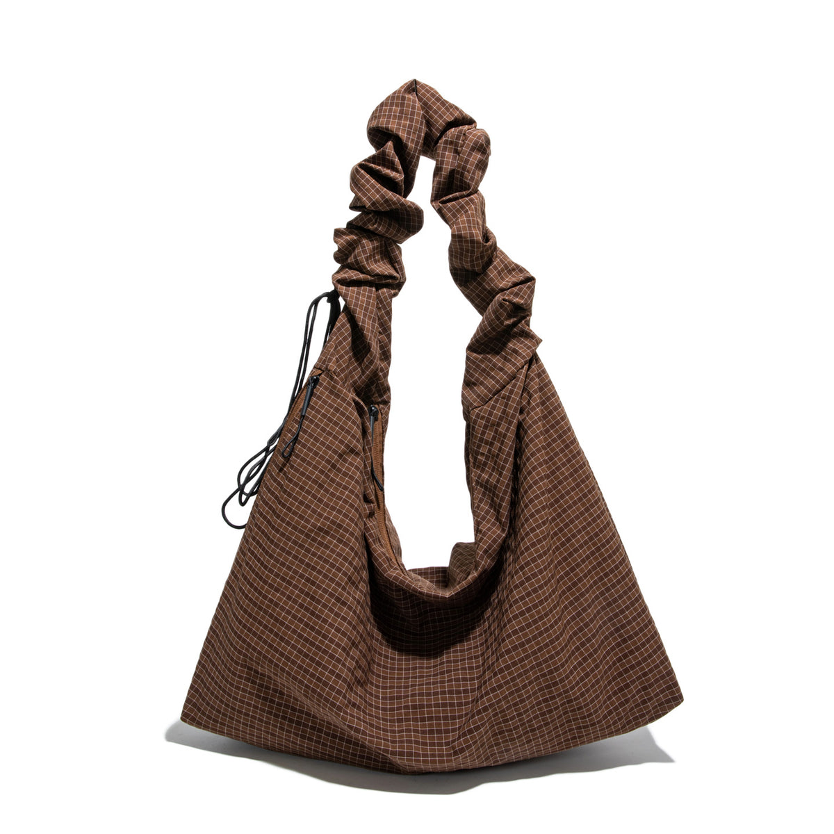 Plaid Puff Bag