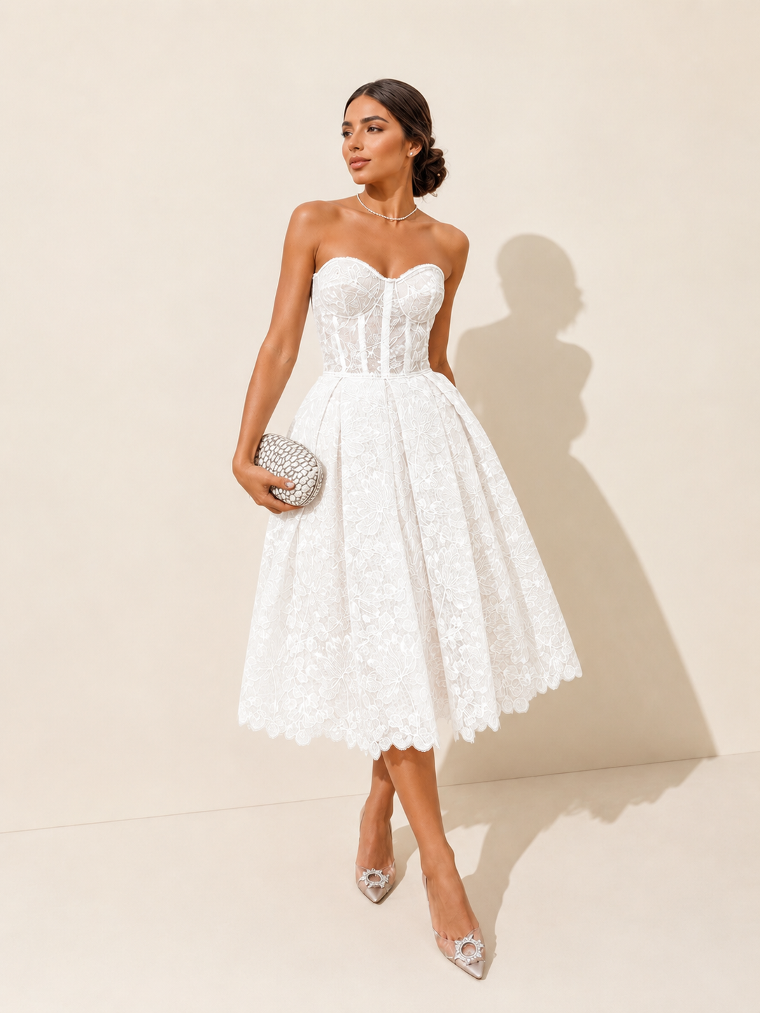 Lace Chiffon Summer Dress